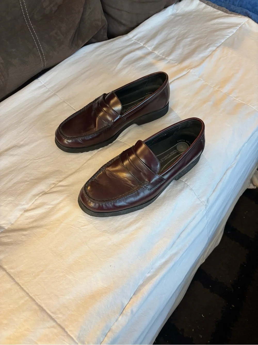 Rockport waterproof Men's Classic Penny Loafers in Dark Brown